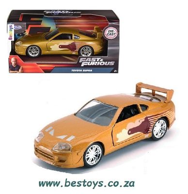 JADA Model Car 24037 Toyota Supra Slap Jack Fast &amp; Furious Movie Film TV 1/32 scale