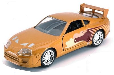 JADA Model Car 24037 Toyota Supra Slap Jack Fast & Furious Movie Film TV 1/32 scale