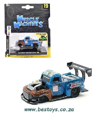 Maisto Muscle Machines Ford F 1 F1 Pickup 1949 &quot;Old Smokey&quot; 1/64 scale