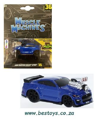 Maisto Muscle Machines Diecast Model Car Ford Mustang Shelby GT 500 GT500 2020 1/64 scale