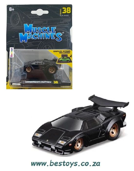 Maisto Muscle Machines Diecast Model Car Lamborghini Countach 1/64 scale