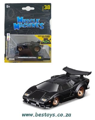 Maisto Muscle Machines Diecast Model Car Lamborghini Countach 1/64 scale