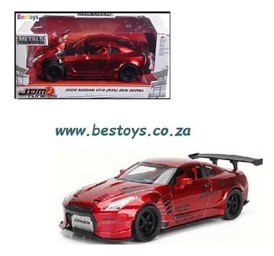 JADA Diecast Model Car 98569 Japan JDM Tuners Nissan GT-R GTR R35 Ben Sopra 2009 1/24 scale