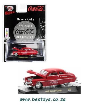 Castline M2 Car A16 Mercury Coupe 1949 &quot;Coca Cola&quot;