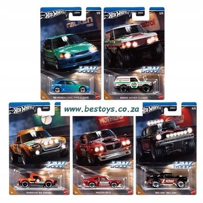 Hot Wheels Hotwheels Set Speed Graphics Mazda RX3 Chevy Porsche Range Rover Honda 1/64 scale