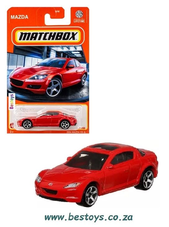 Matchbox Model Car 2024 49/100 Mazda RX 8 RX8 2004 1/64 scale