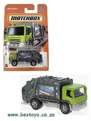 Matchbox Model Car 2024 32/100 Garbage King Rubbish Truck