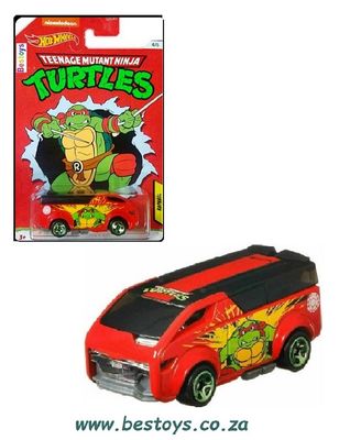 Hotwheels Hot Wheels Car Nickelodeon Teenage Mutant Ninja Turtles Vanster Rapahel TV