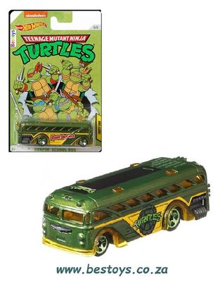 Hot Wheels Hotwheels Nickelodeon Teenage Mutant Ninja Turtles Surfin School Bus Party Van TV