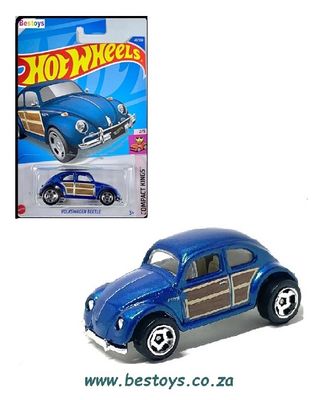 Hotwheels Hot Wheels Diecast Model Car 2022 42/250 VW Volkswagen Beetle Compact Kings 1/64 scale