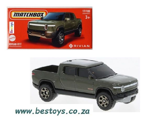 Matchbox Model Car Power Grab 2024 17/100 Rivian R1T Pickup 1/64 scale