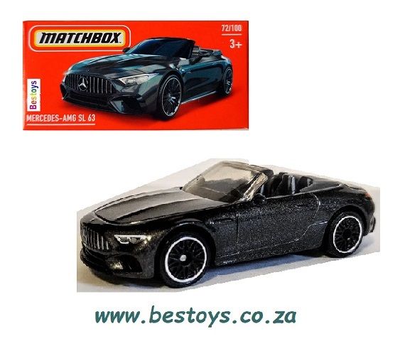 Matchbox Model Car Power Grab 2024 72/100 Mercedes Benz AMG SL 63 SL63 1/64 scale