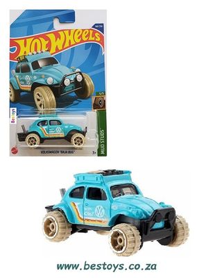 Hotwheels Hot Wheels Car 2022 160/250 VW Volkswagen Baja Bug Mud Studs 1/64 scale
