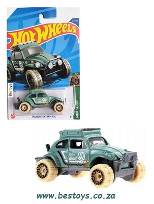 Hotwheels Hot Wheels Car 2022 160/250 VW Volkswagen Baja Bug Mud Studs 1/64 scale