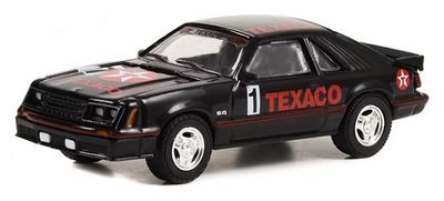 Greenlight Diecast Model Car Running on Empty Ford Mustang GT 1982 "Texaco" 1/64 scale