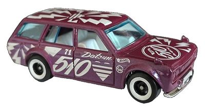 Hotwheels Hot Wheels Diecast Model Car 2023 235/250 Datsun Bluebird 510 Stationwagon Wagons 1/64 scale