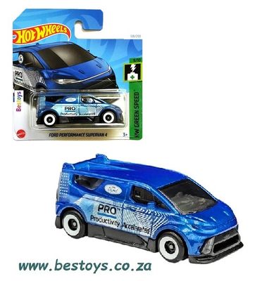Hot Wheels Hotwheels Car 2024 128/250 Ford Performance Supervan 4 Green Speed