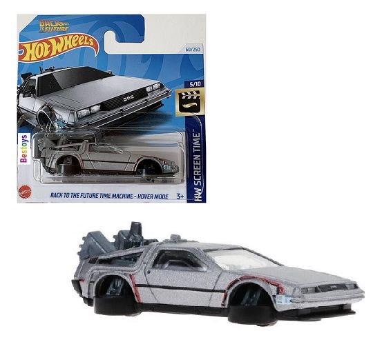Hotwheels Hot Wheels Diecast Model Car 2024 60/250 Delorean Time Machine Hover Mode Back To The Future Screen Time 1/64 scale