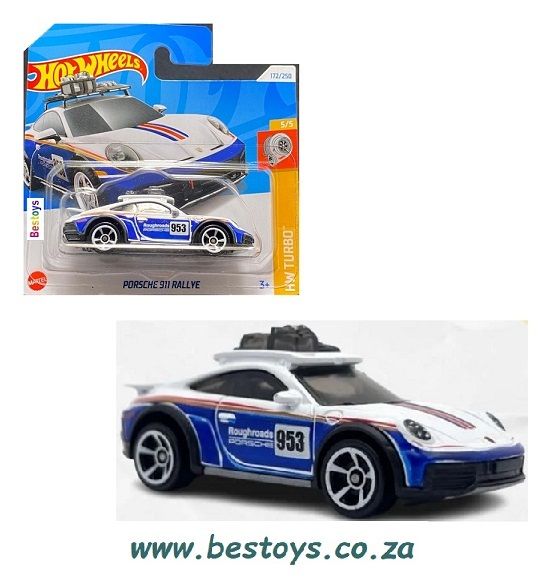 Hot Wheels Hotwheels 2024 172/250 Porsche 911 Rallye Turbo 1/64 scale