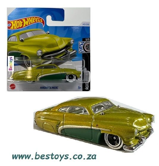 Hotwheels Hot Wheels Diecast Model Car 2024 143/250 Hirohata Merc Rod Squad 1/64 scale