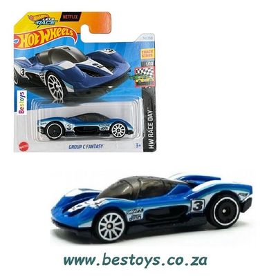 Hot Wheels 2024 74/250 Group C Fantasy &quot;Let&#39;s Race Netflix&quot; Race Day