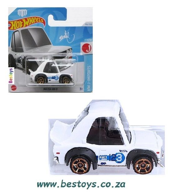 Hot Wheels Hot Wheels 2024 156/250 Mazda RX 3 RX3 No 3 Tooned J Imports
