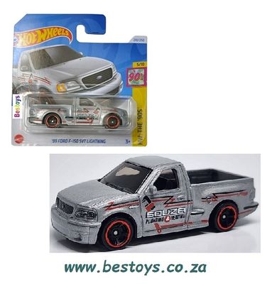 Hot Wheels Hotwheels 2024 210/250 Ford F 150 SVT Lightning 1999 Pickup The 90&#39;s 1/64 scale