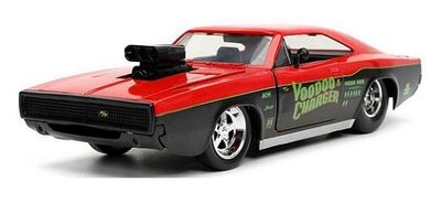 JADA Diecast Model Car Bigtime Muscle 32703 Dodge Charger RT 1970 "Voodoo Charger" 1/24 scale