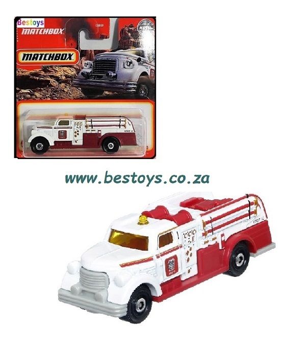 Matchbox Diecast Model Car 2022 46/100 MBX Fire Dasher Fire Engine Truck