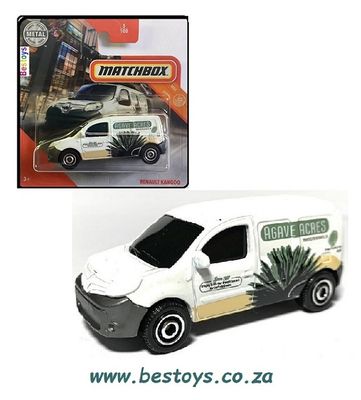 Matchbox Diecast Model Car 2020 5/100 Renault Kangoo Delivery &quot;Agave Acres&quot; City 1/64 scale