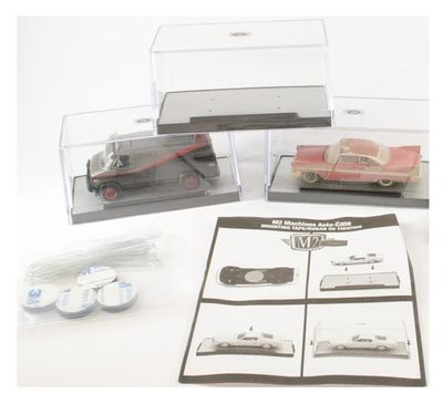 M2 Castline Model Car Acrylic Display Case Diorama Box 22000 4 pk  1/64 scale