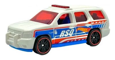 Hotwheels Hot Wheels Diecast Model Car 2024 57/250 Chevy Chevrolet Tahoe 2007 First Response 1/64 scale