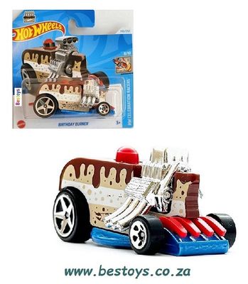 Hotwheels Hot Wheels Diecast Model Car 2024 146/250 Birthday Burner Celebration Racers