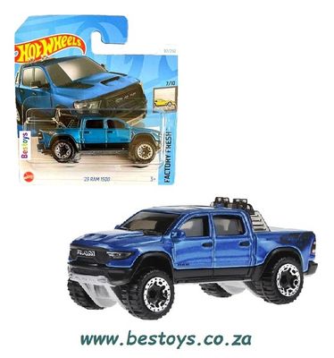 Hotwheels Hot Wheels Diecast Model Car 2024 97/250 Dodge RAM 1500 Pickup 2023 1/64 scale