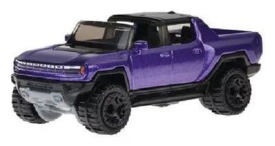 Hotwheels Hot Wheels Diecast Model Car 2024 62/250 GMC Hummer EV Green Speed 1/64 scale