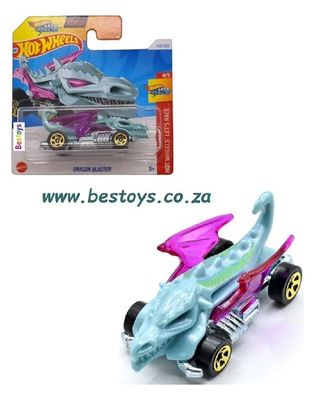 Hotwheels Hot Wheels Diecast Model Car 2024 140/250 Dragon Blaster Let&#39;s Race Netflix &quot;Let&#39;s Race&quot;