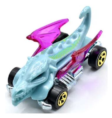 Hotwheels Hot Wheels Diecast Model Car 2024 140/250 Dragon Blaster Let's Race Netflix "Let's Race"