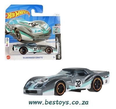 Hot Wheels Hotwheels Car 2024 11/250 Chevy Chevrolet Corvette Greenwood 1976 Modified 1/64 scale