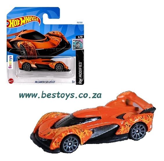 Hotwheels Hot Wheels Car 2024 70/250 McLaren Solus GT Modified 1/64 scale