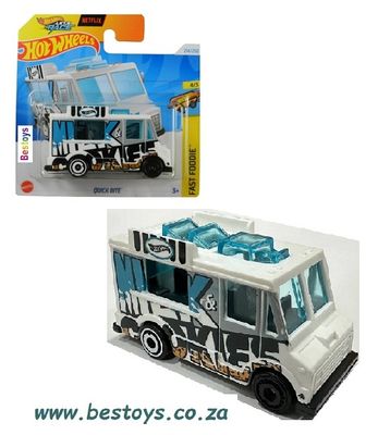 Hotwheels Hot Wheels Car 2024 214/250 Quick Bite Snack Truck Fast Foodie Netflix &quot;Let&#39;s Race&quot;
