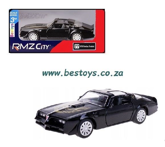 RMZ Diecast Model Car 77 Pontiac Firebird 1978 1/36 scale