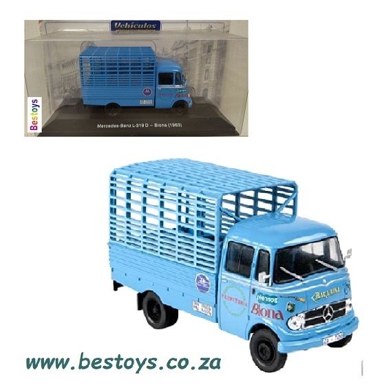 Diecast Model Car Brazilian Service Vehicle Collection Mercedes Benz L 319 D L319 D 1963 &quot;Biona&quot; 1/43 scale