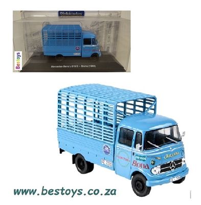 Diecast Model Car Brazilian Service Vehicle Collection Mercedes Benz L 319 D L319 D 1963 &quot;Biona&quot; 1/43 scale