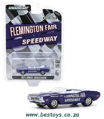 Greenlight Model Car Exclusive Dodge Challenger 1971 &quot;Flemington Fair Speedway&quot; Motorsport 1/64 scale