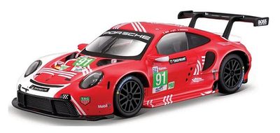 Burago Race 38308 Porsche 911 RSR LM 2020 No 91 "Tag Heuer"