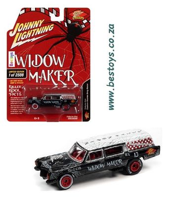 Johnny Lightning Collector Club Widow Maker Custom Hearse Drag Racer 1/64 scale