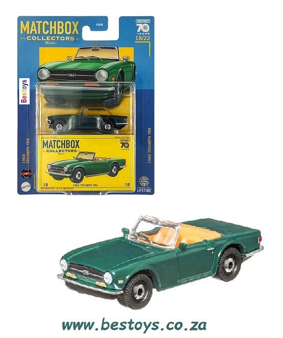 Matchbox Model Car 2023 Collectors Triumph TR 6 TR6 1/64 scale