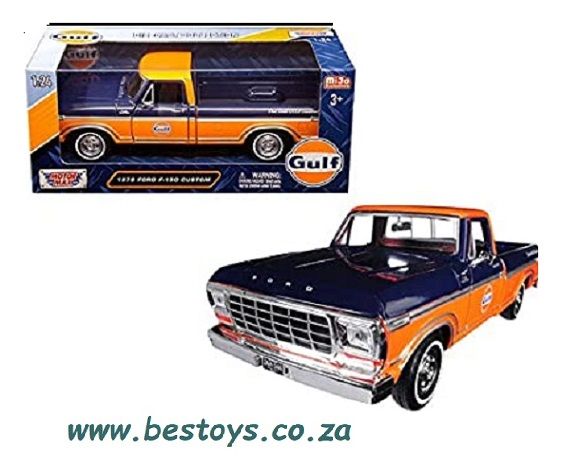 Motormax Motor Max 79652 Ford F 150 F150 Pickup 1979 &quot;Gulf&quot; 1/24 scale