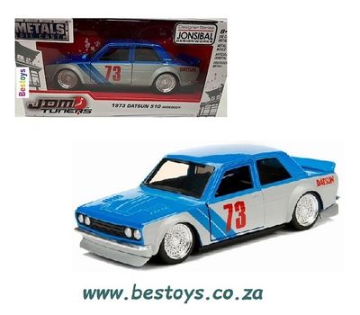 JADA Car 99125 JDM Tuners Datsun 510 Widebody 1973 1/32 scale