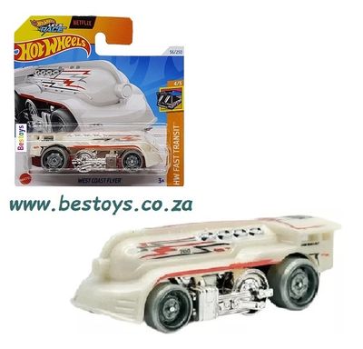Hotwheels Hot Wheels 2024 56/250 West Coast Flyer Train Fast Transit